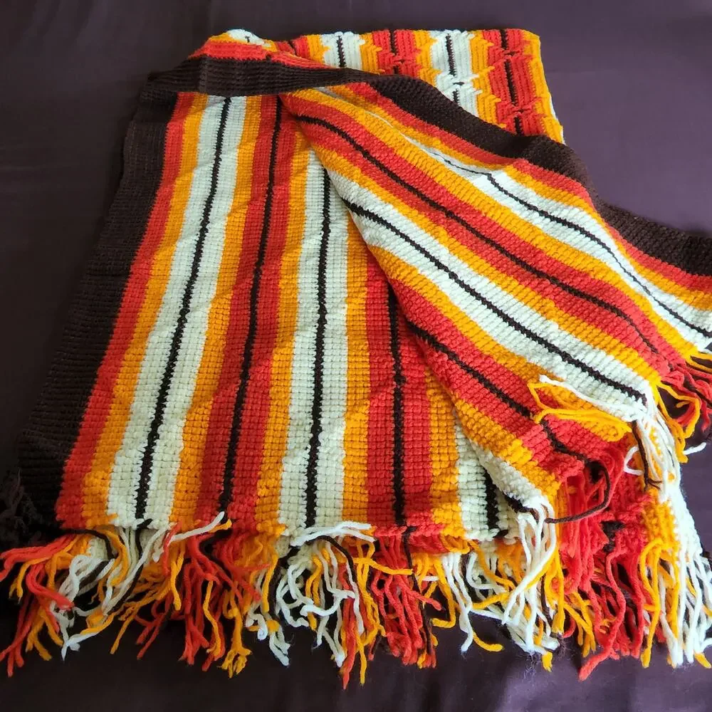 1970s Handmade Crocheted 